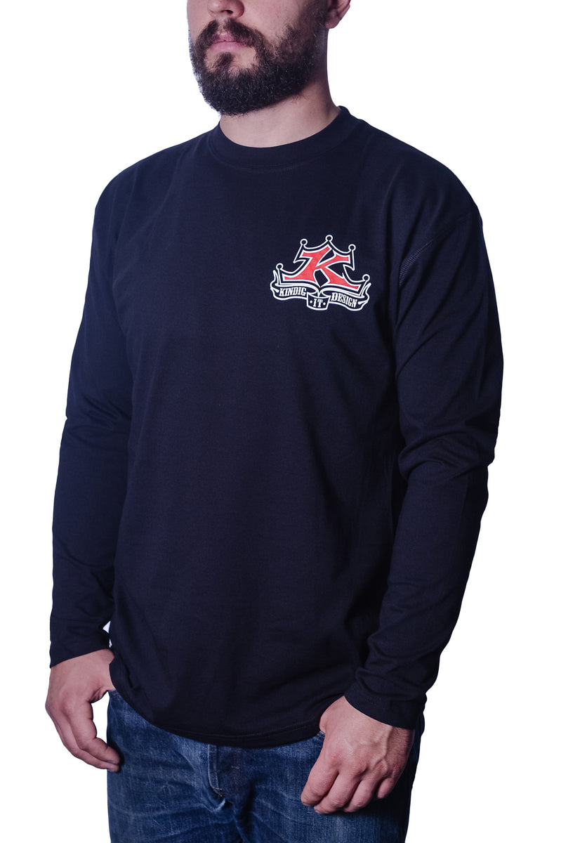 Men's Classic Logo Long Sleeve Shirt – Kindig-it Design