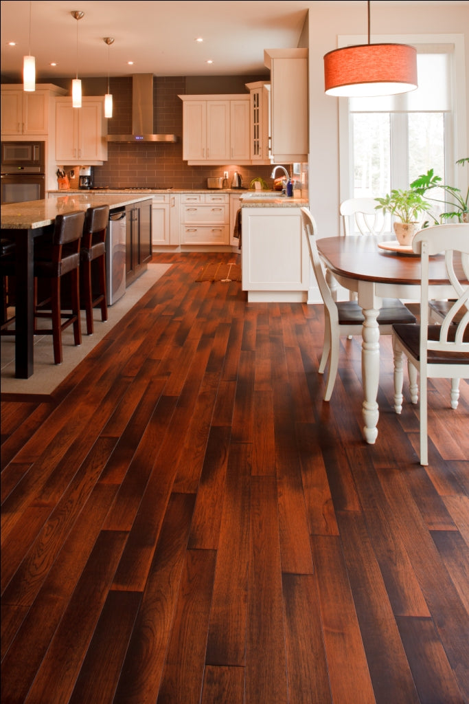 rustic hickory wood flooring