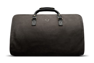 Black Leather Suit Carrier Holdall  Black Garment Duffel Bag – Bennett  Winch