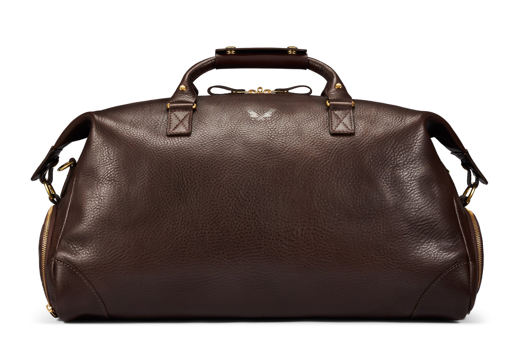 Leather Weekender - Brown