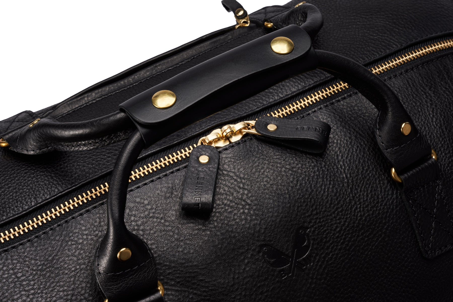 Leather Weekender - Black