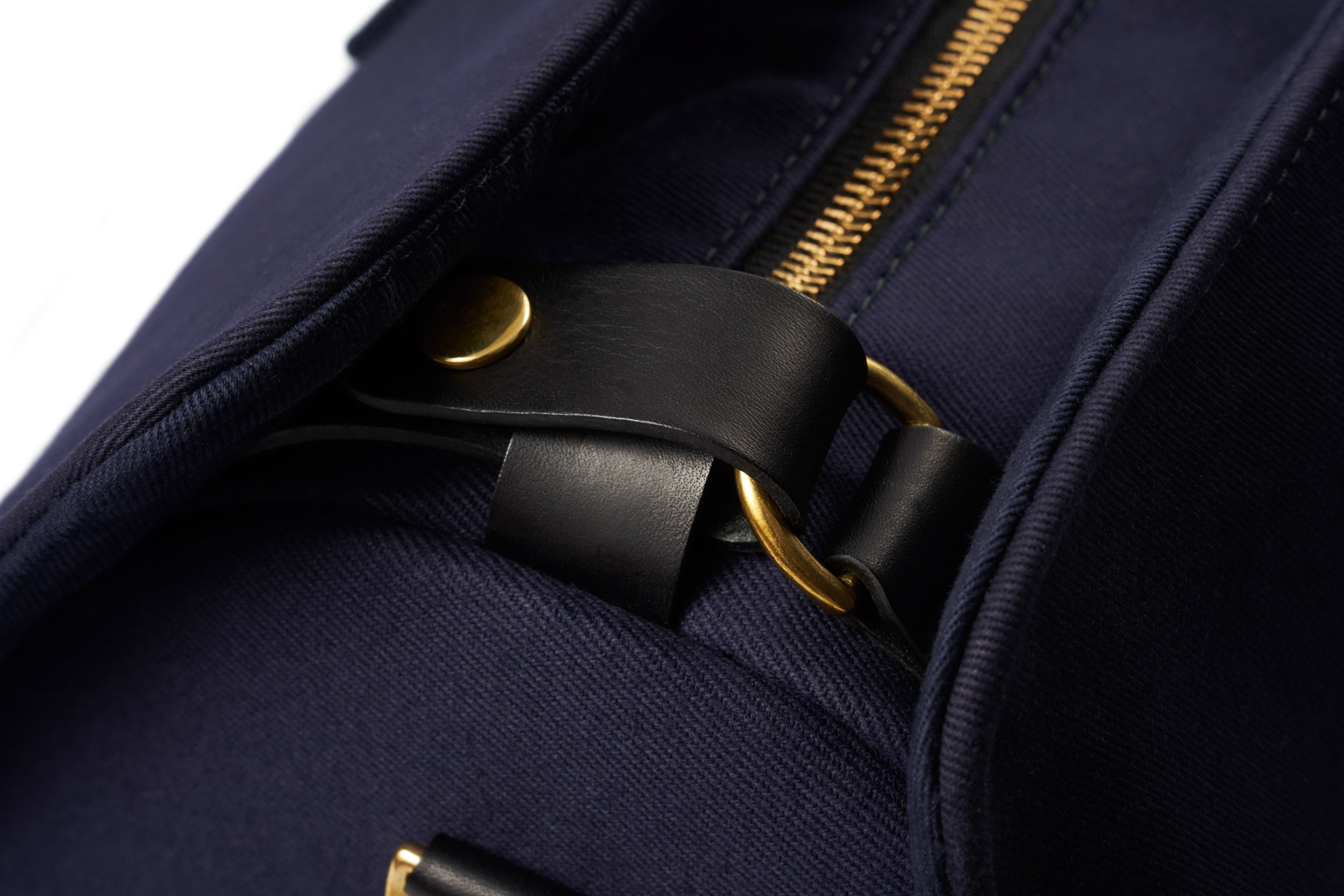 Navy Suit Carrier Holdall | Canvas Holdall Bag | Bennett Winch