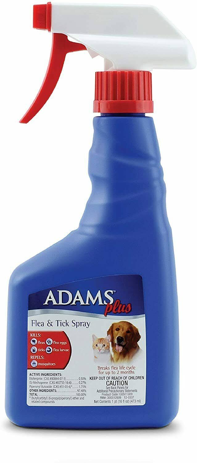 Adams Flea and Tick Spray for Cats 16 oz