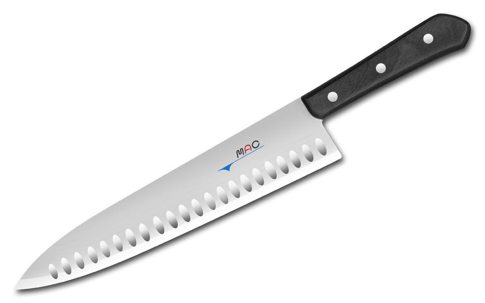 Mac Knife Series Hollow Edge Chef's Knife, 8-Inch, 8 Inch, Silver