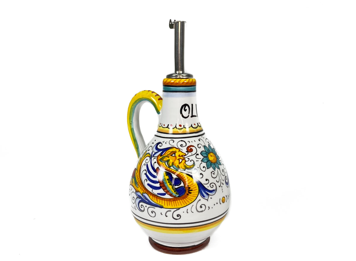 Italian Ceramic Deruta Foglie - Liquid Soap Dispenser