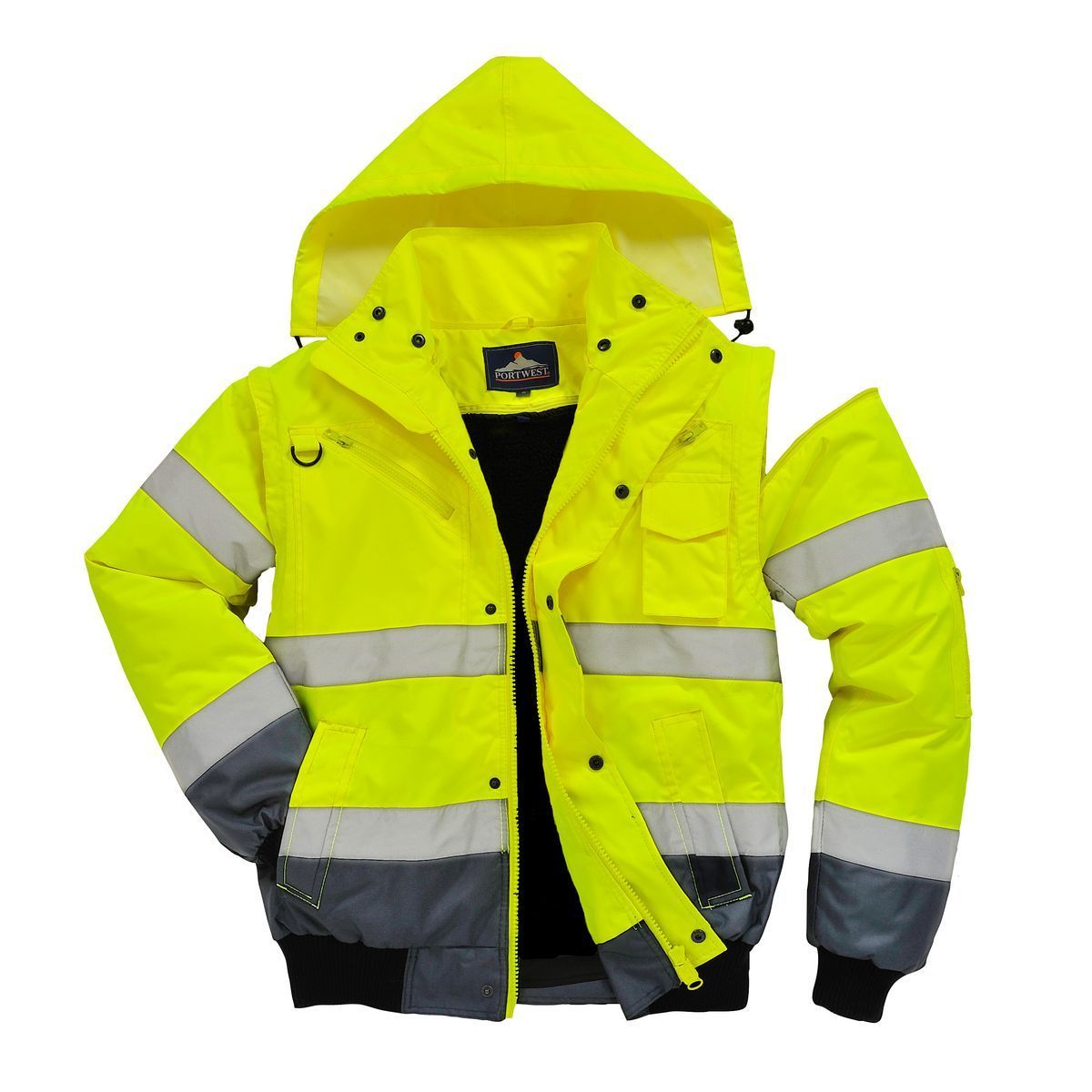 Hi Vis Bomber Jacket (265) 2XL / Yellow