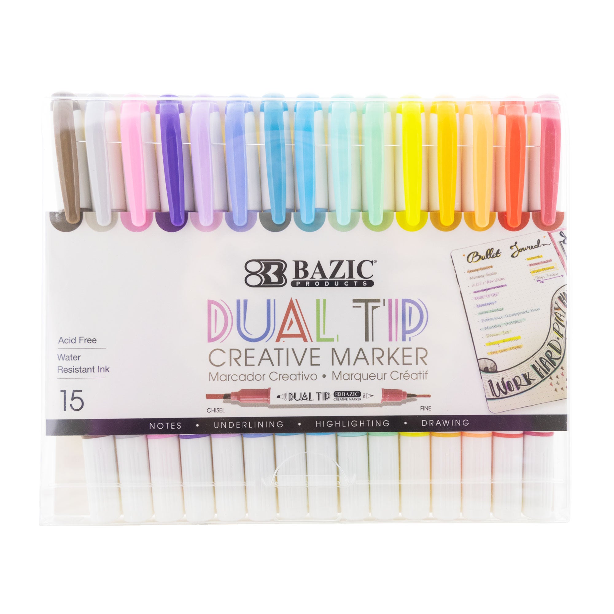 Dual Sided Neon Pens Colorful Dual Tip Art Markers And Self - Temu