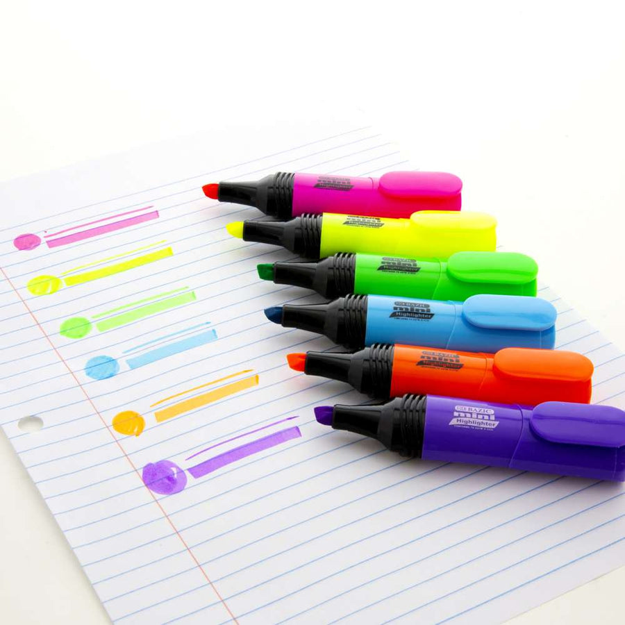 Fruit Scented Mini Liquid Highlighters (6/Pack)