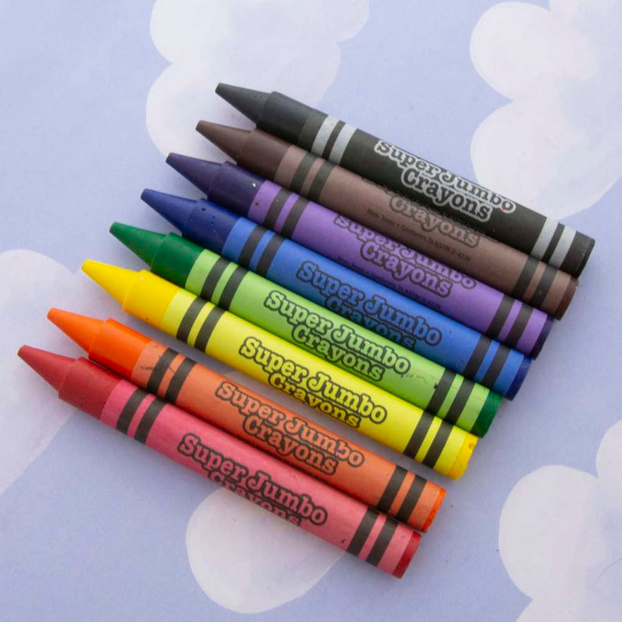 OOLY Happy Triangles Jumbo Crayons - Set of 12 – BelovedKid