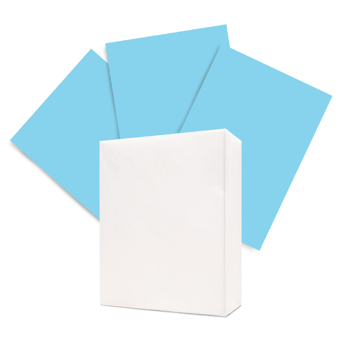Apex 8.5 x 11 Blue Colored Copy Paper (1 Ream)