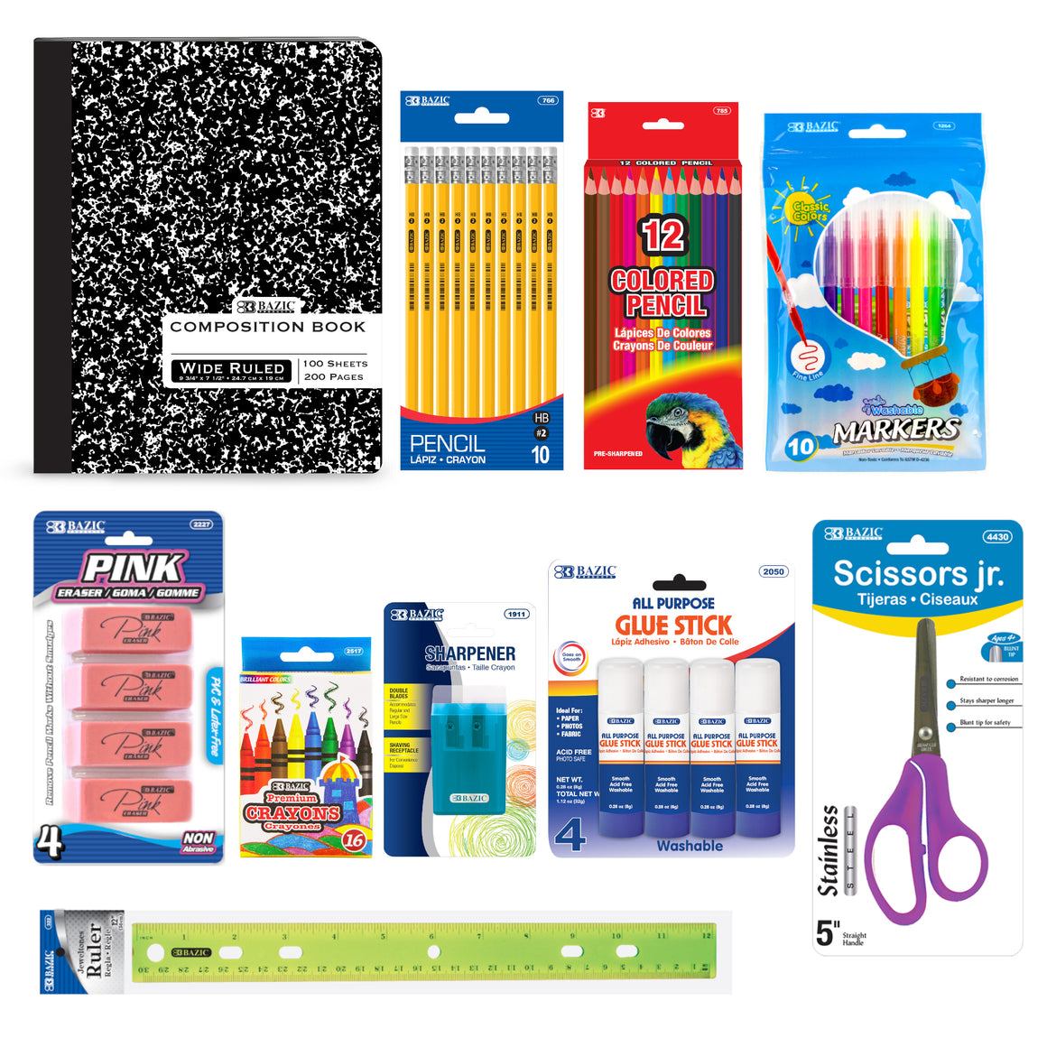 Middle / High School Kit 65 Count - Bazicstore