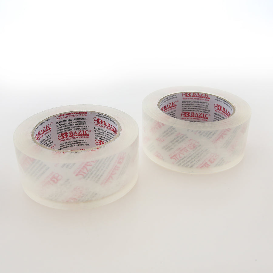 BAZIC Heavy Duty Super Clear Packing Tape w/ Dispenser 1.88 x 27.3 Yards -  Bazicstore