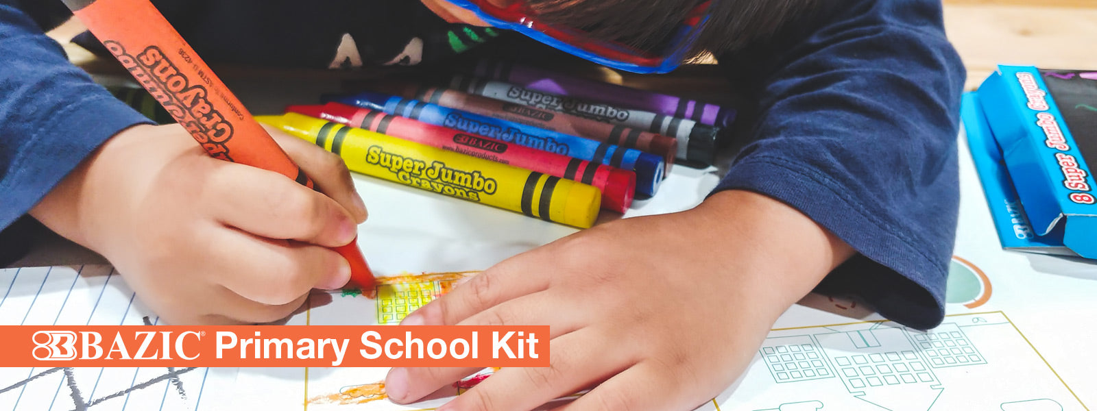 Premium 65 Pc. Primary School Supply Kits