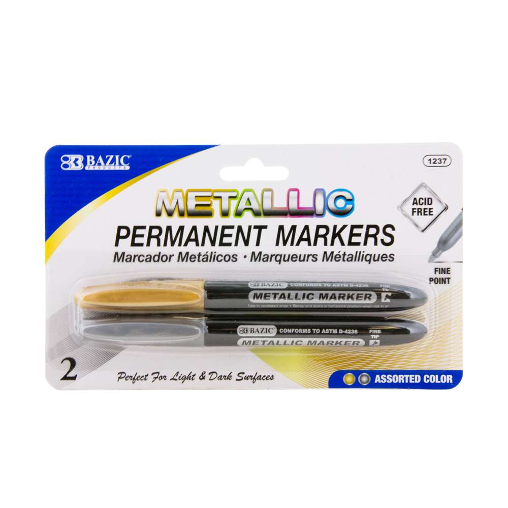 Metallic Markers, Set of 6 - #160706