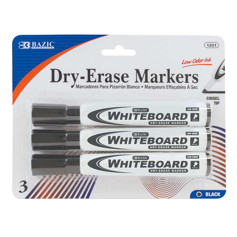 Dry Erase Marker Bulk Pack of 25 Markers in Assorted Colors – TFD