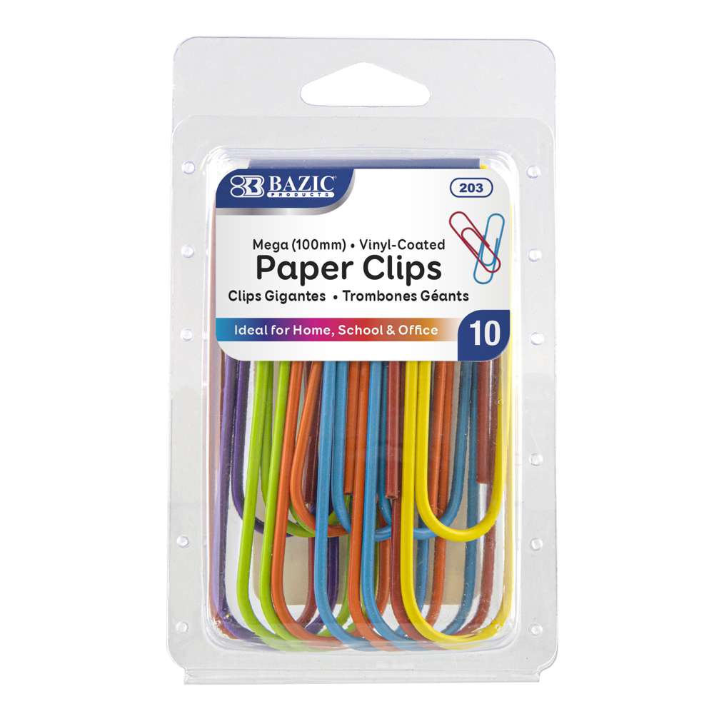 BAZIC Magnetic Paper Clips Holder w/ No. 1 Paper Clip Assorted