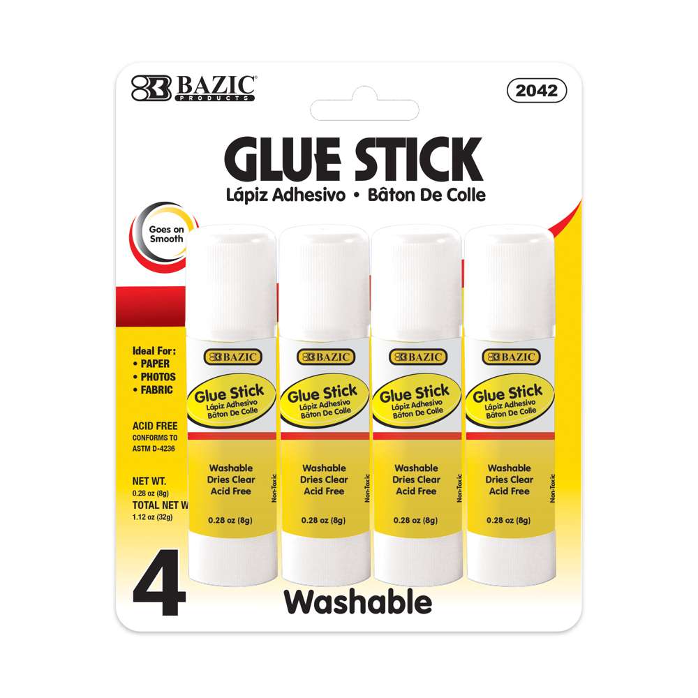 DDI BAZIC Large Repositionable Glue Stick Case Of 30, 1 - Fry's Food Stores