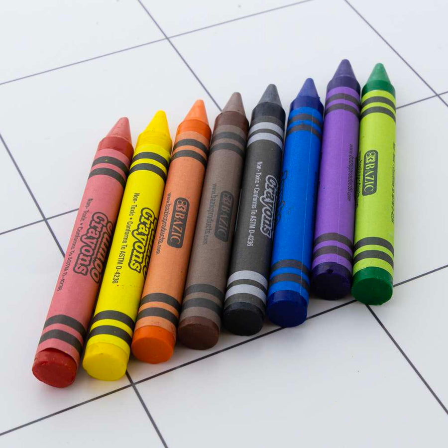 12 Colors Square Rainbow Crayons Oil Pastels Stackable - Temu