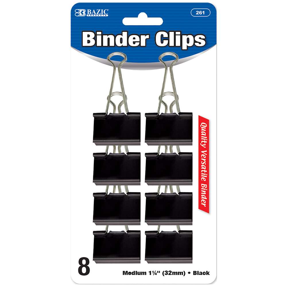 Medium Binder Clips 1-1 1/4 – USD Charlie's Store