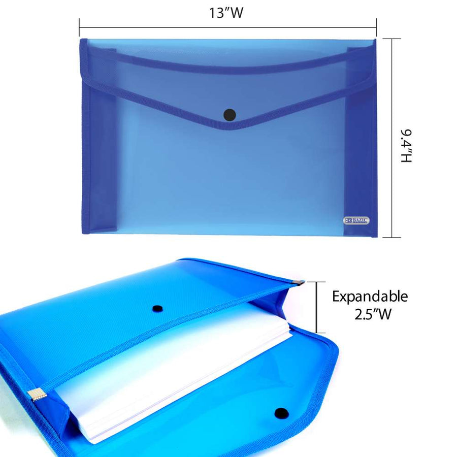 Enday Multi-Purpose 3 X 5 Card File Box, Blue