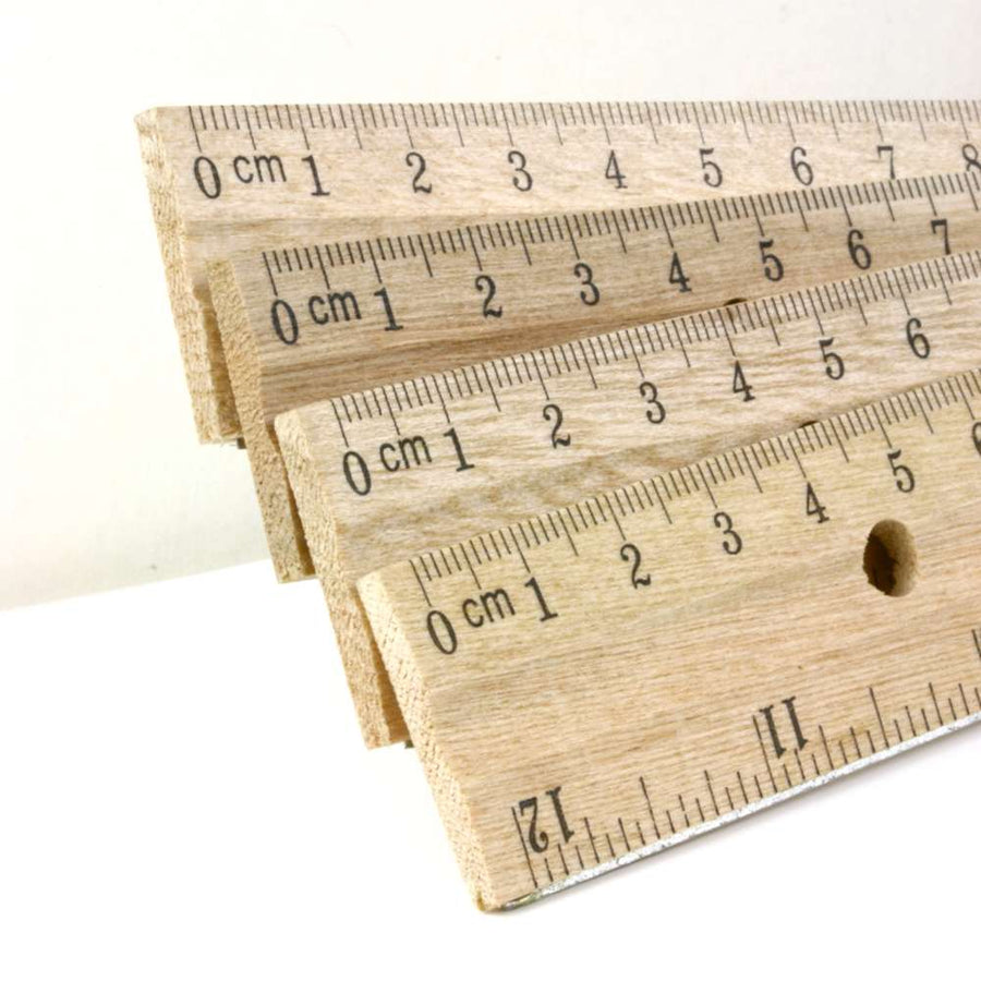 BAZIC Jeweltones Color Plastic Ruler 12 (30cm), Inches Centimeter Metric  Measuring Rulers (4/Pack), 1-Pack