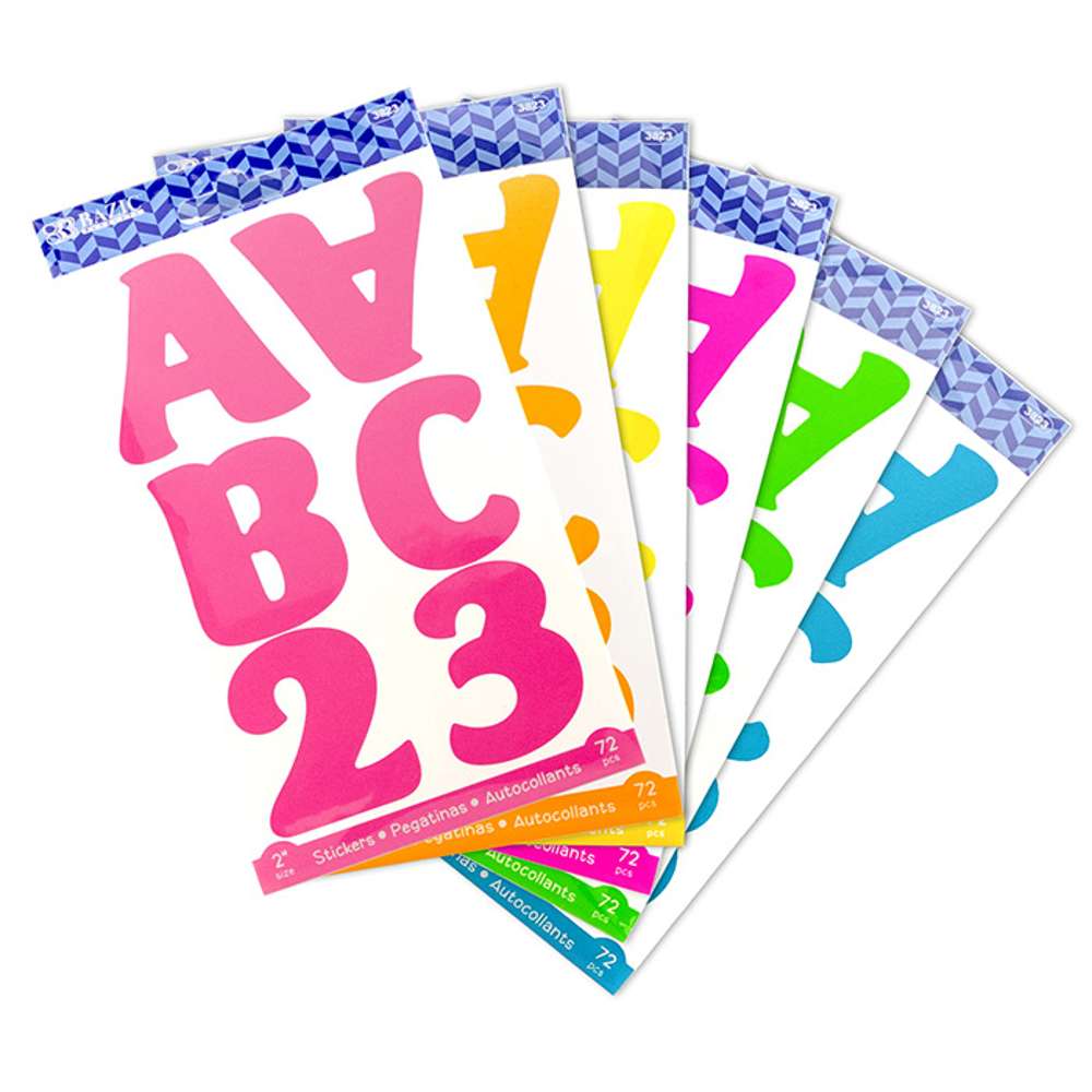 Wholesale AHANDMAKER 20 Sheets 710 Pcs Alphabet Stickers