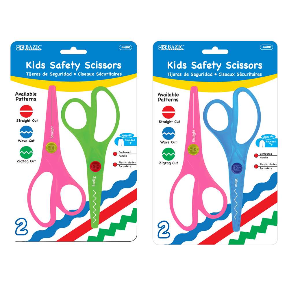 KidiCut Spring-Assisted & Craft Plastic Safety Scissors 4.75″ – Maped Helix  USA