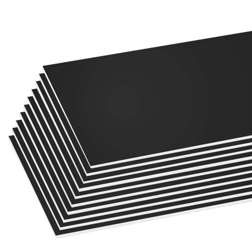 Fine art shop - Black Foam Board, 10 mm., 100x70 cm., box 15 units