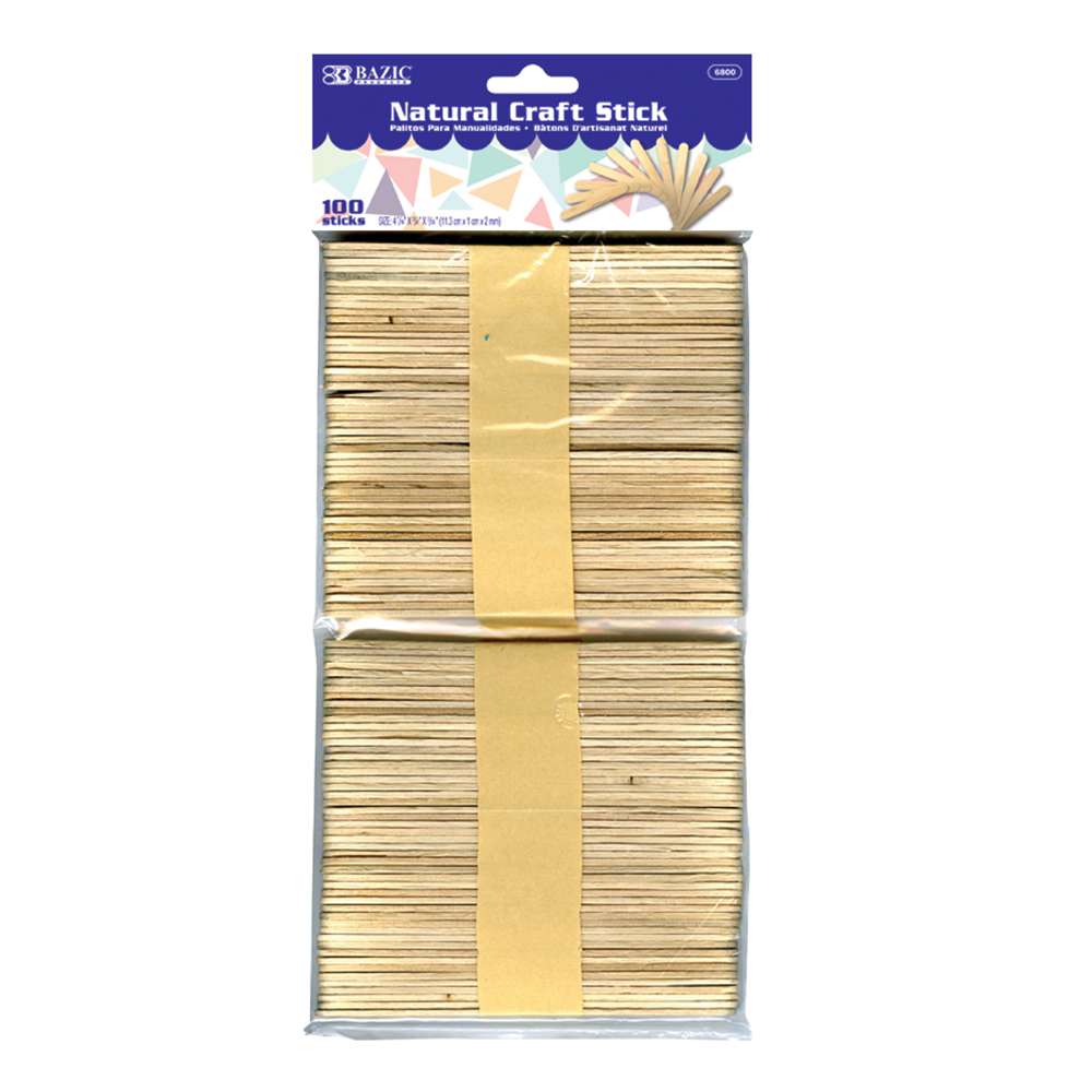 Craft Sticks Jumbo Natural 50/pk – Business Solutions – TCI One Stop Shop