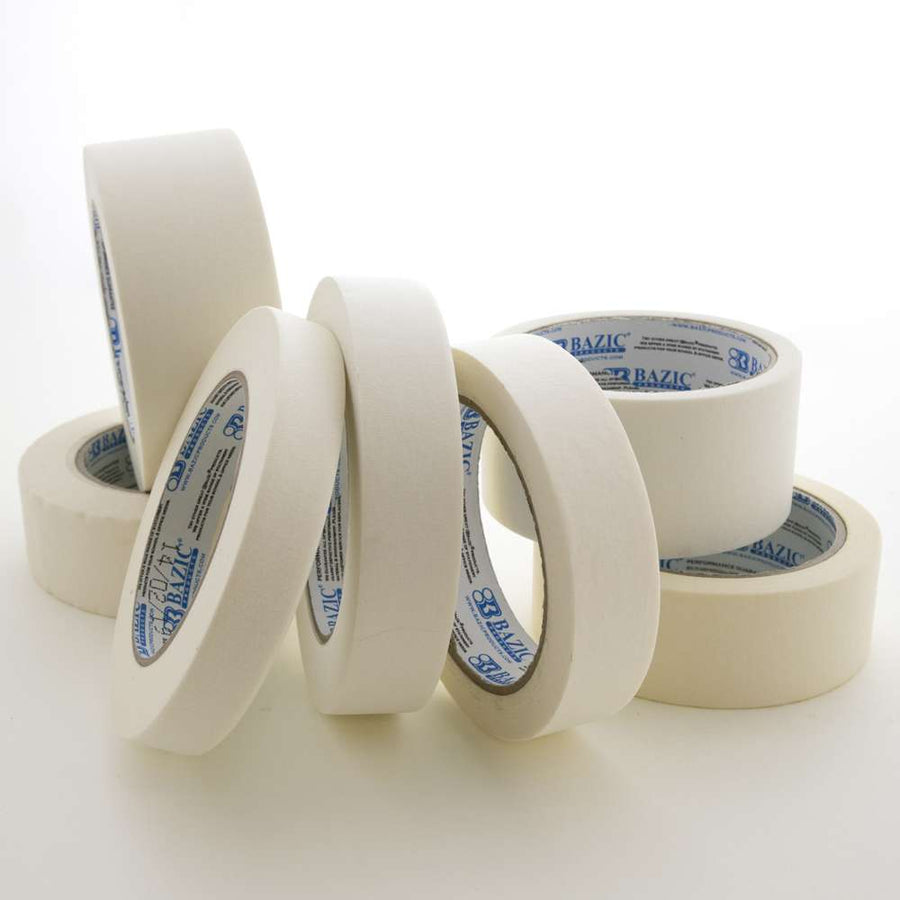 Masking Tape 1 inch 60 yards, White Paper, General Purpose 36