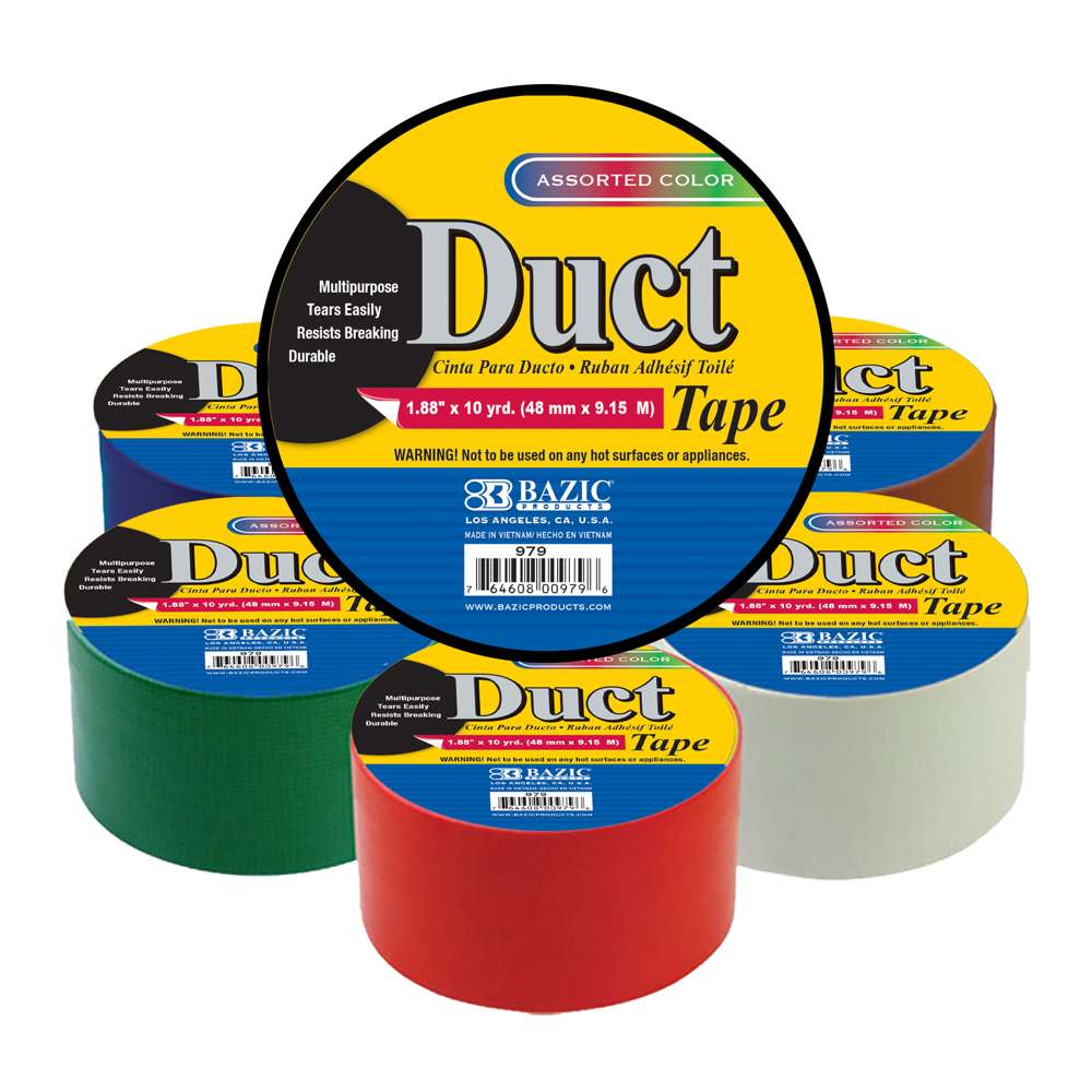 Darice Patterned Clear, 1.88 Inches x 10 Yards Duct Tape