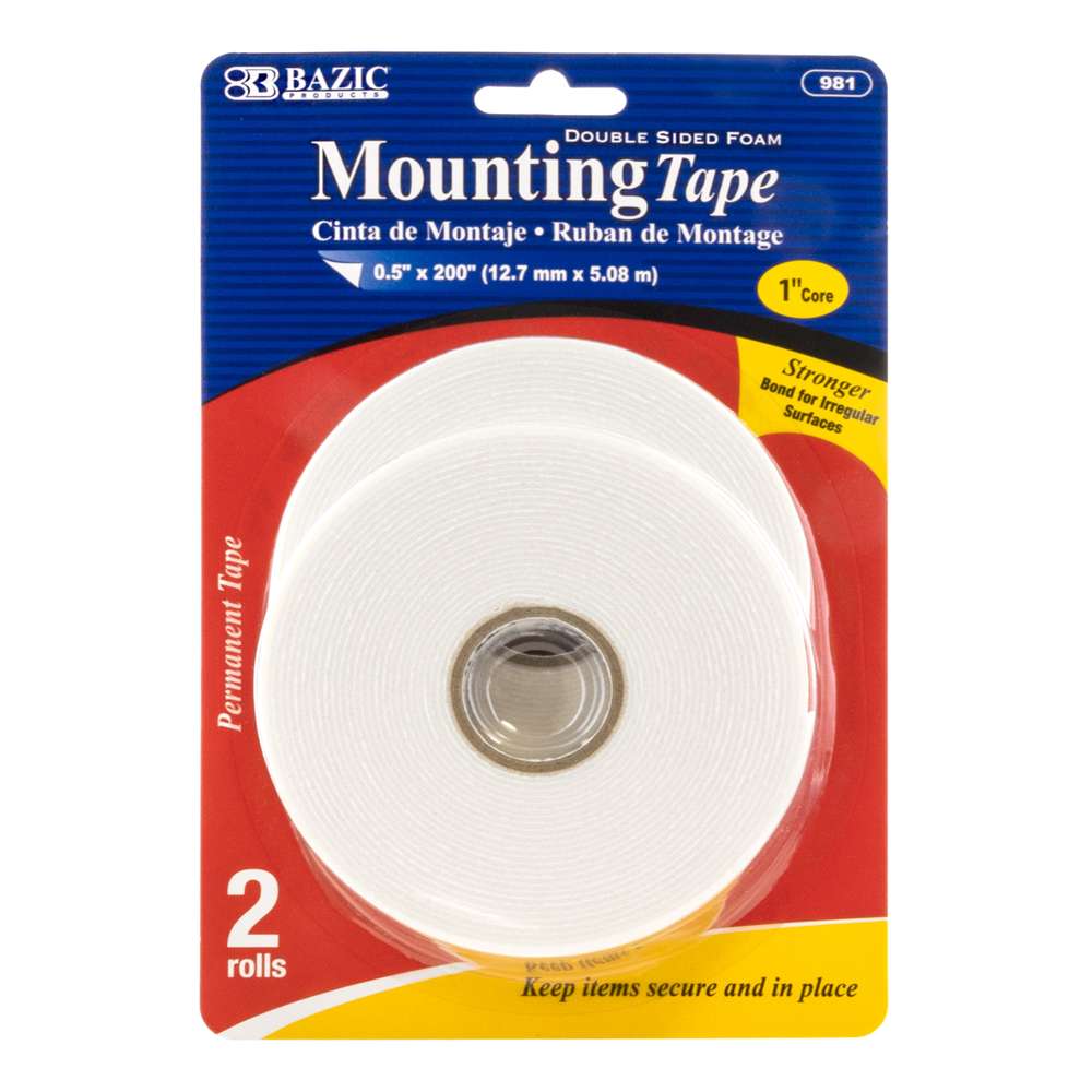 Double Sided Clear Tape B (6 packs per order)