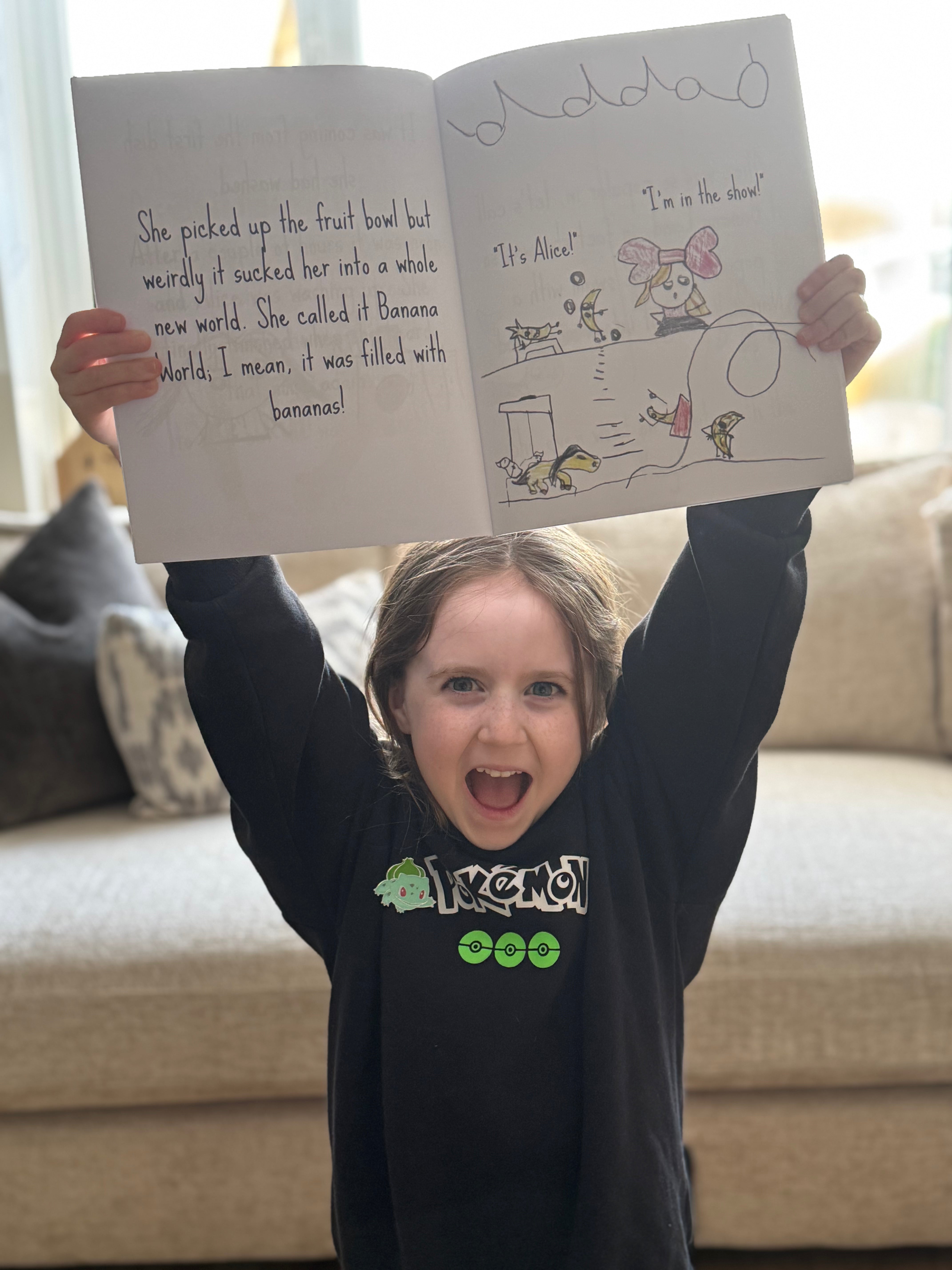 Story Writing Kids Image