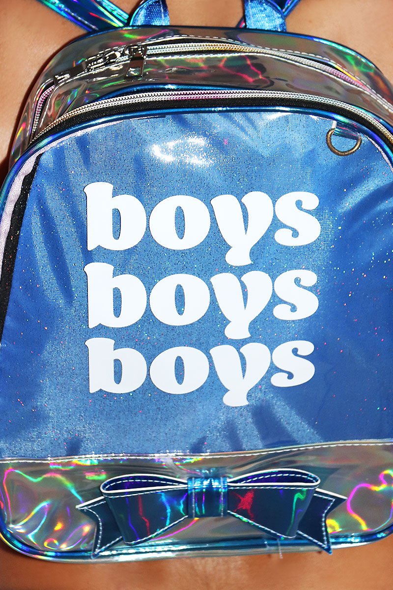 blue boys backpack