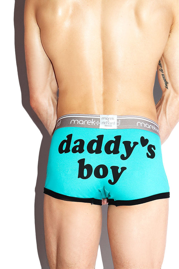 Daddy's Boy Brief- Teal – Marek+Richard