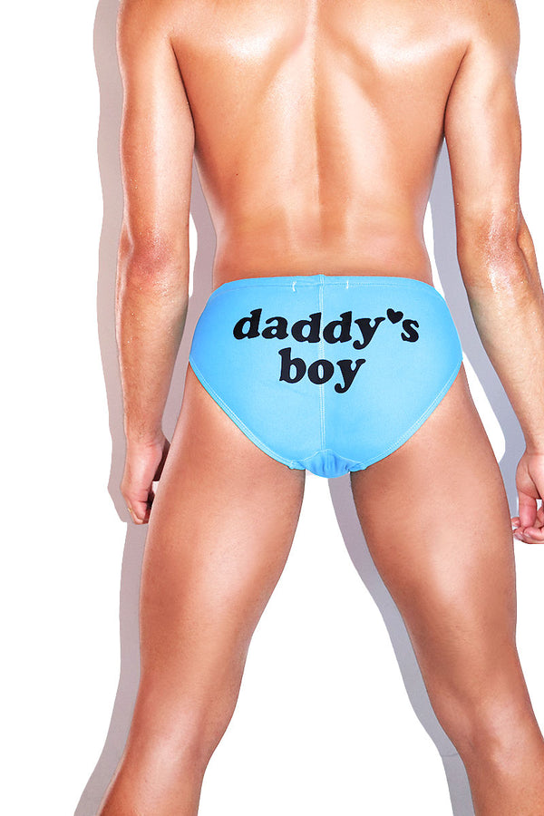 Daddy's Boy Brief- Teal – Marek+Richard