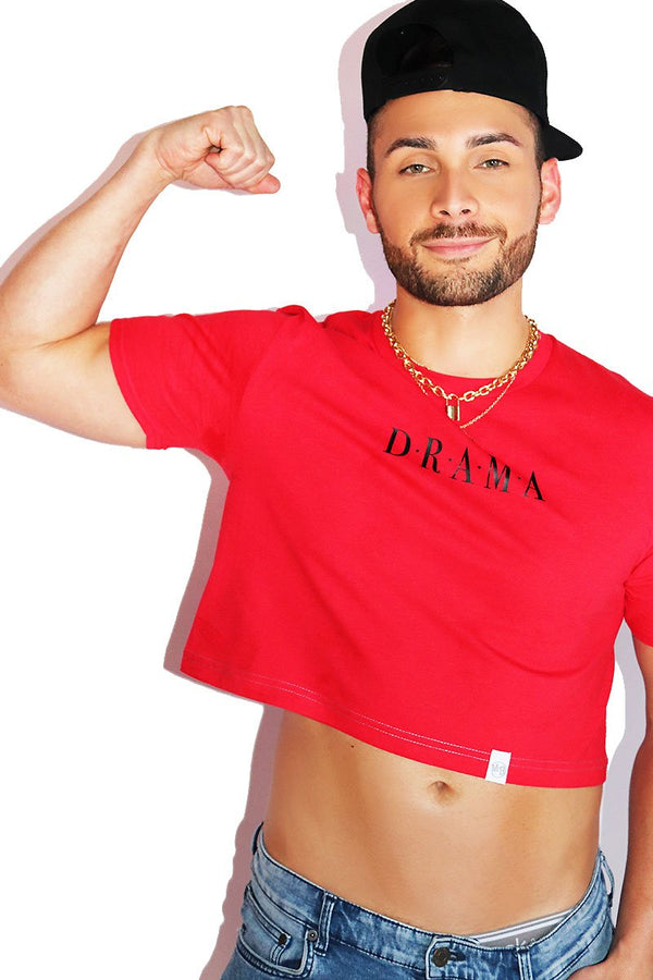 Santa Slays Crop Tee-Red – Marek+Richard