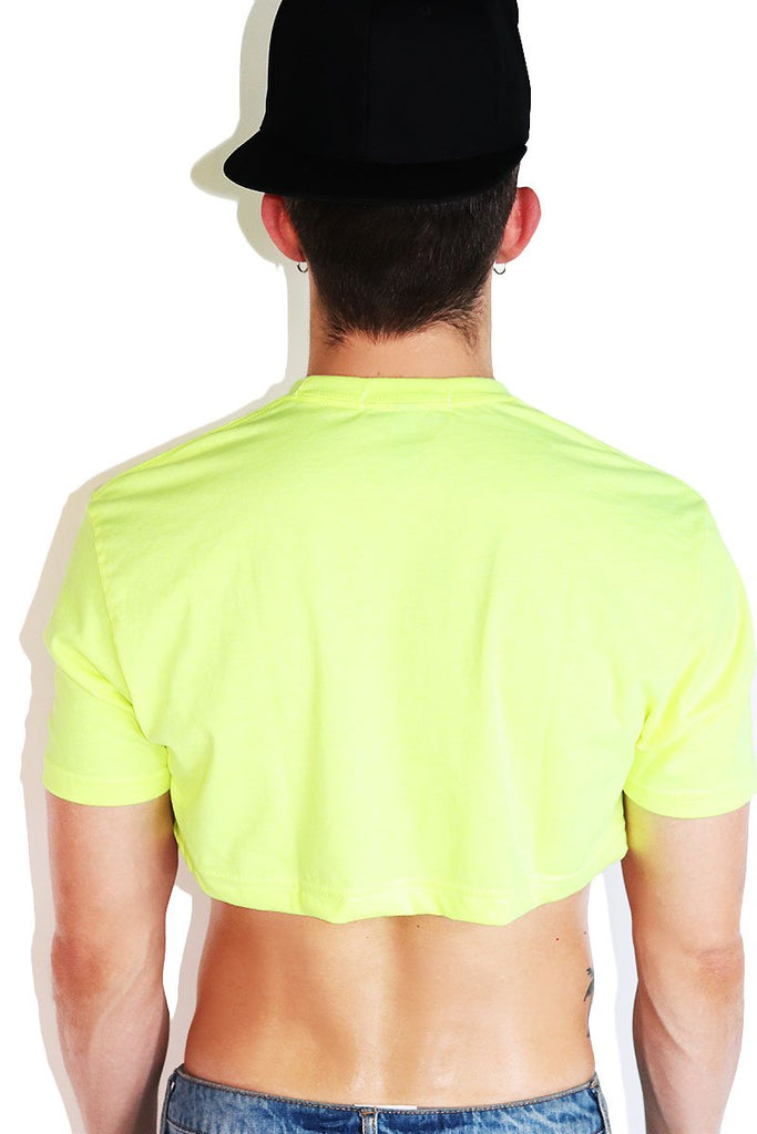 neon extreme crop top