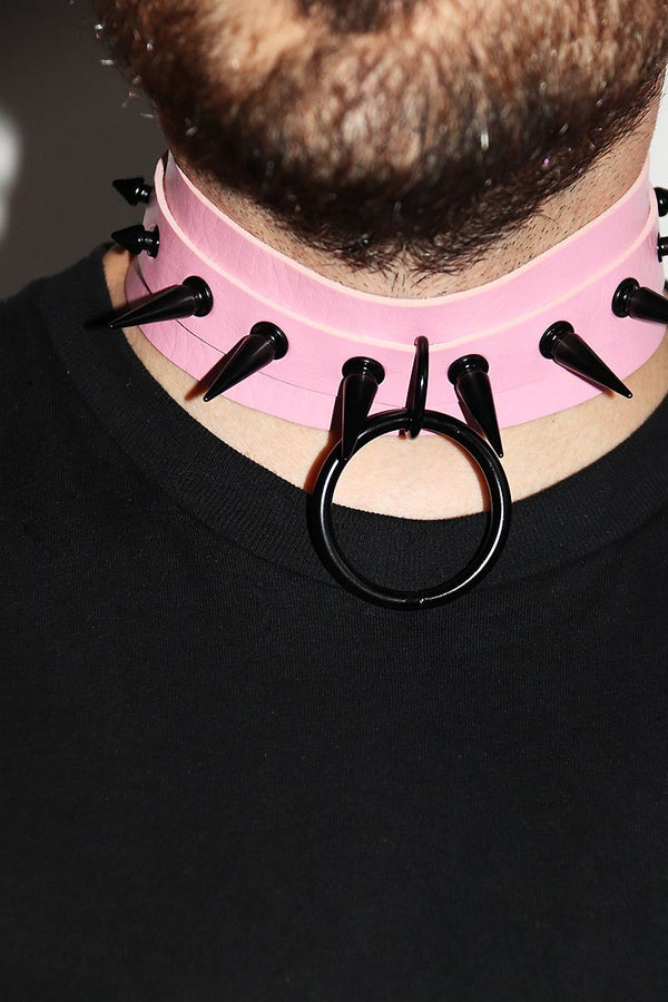 Bubble Gum Goth Choker Necklace- Blue – Marek+Richard