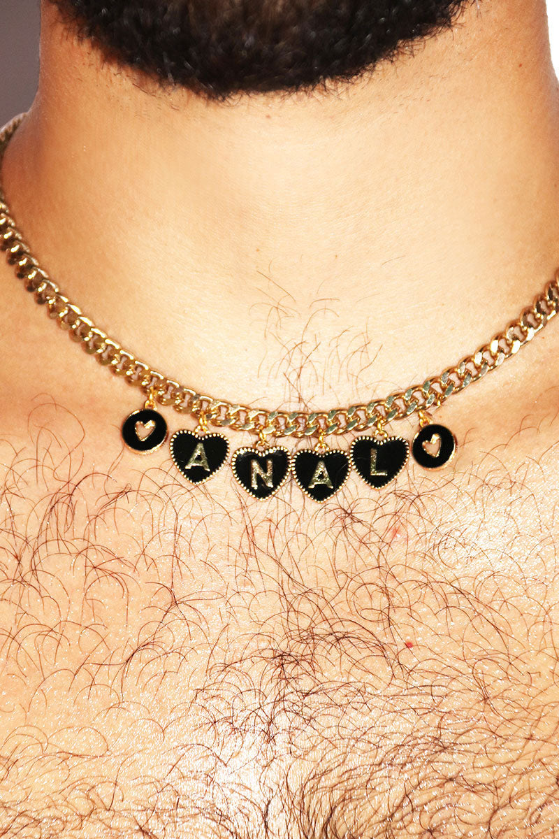 Pretty Boy Pendant Choker Necklace - Gold – Marek+Richard