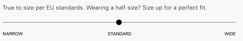 The Foundation Flat - Size Chart Visual