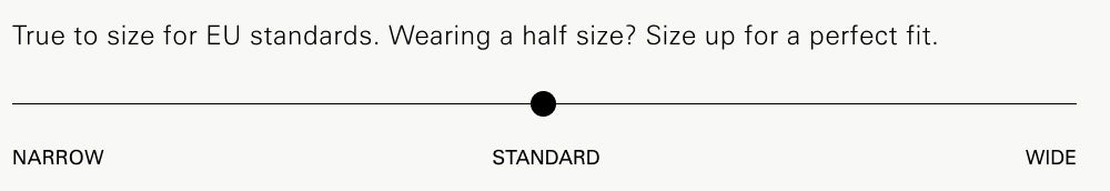 The Modern Moccasin - Size Chart Visual