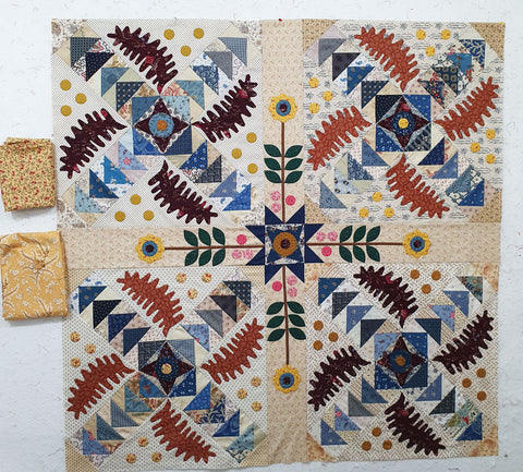 Feathered Applique Quilt |  Sharon Keightley Quilts 