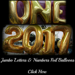 Giant Foil Letters and Numbers Balloons_Surrey_Vancouver