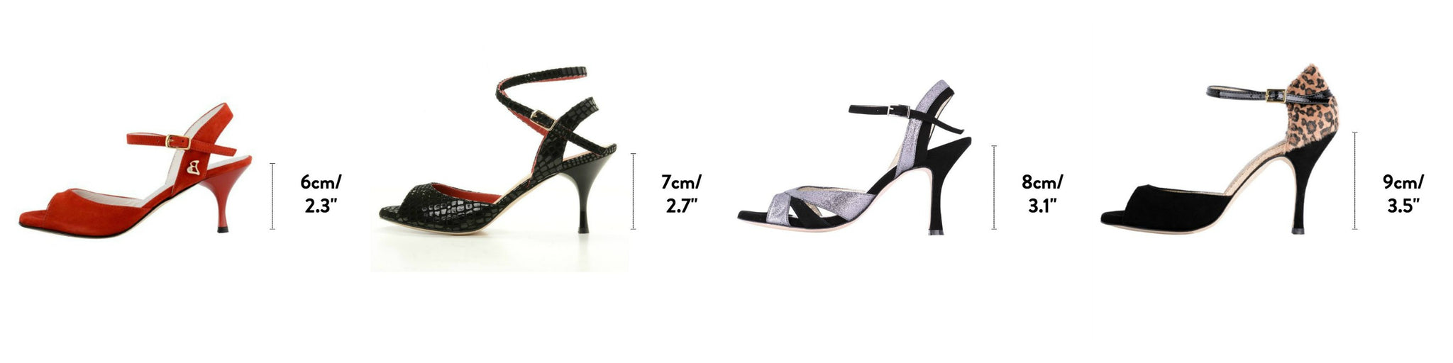 Argentine Tango Dance Shoes Sizing Guide - Axis Tango