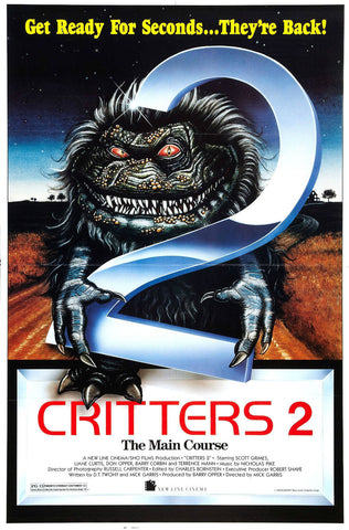 CRITTERS 2 Movie Poster RARE Horror