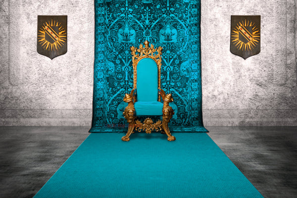 King Royal Throne Fabric Printed Banner | Backdropsource