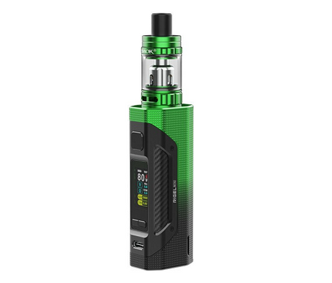 A green SMOK vape kit with black detailing.