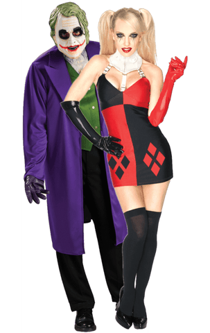 harley quinn and the joker costumes
