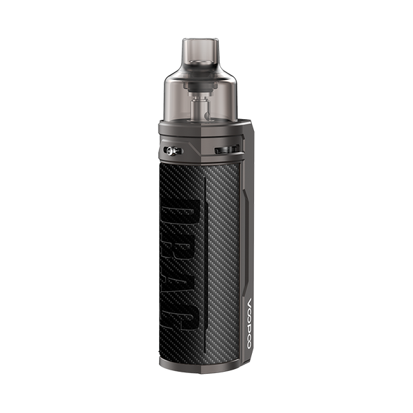 A dark grey Voopoo Drag S pod device.